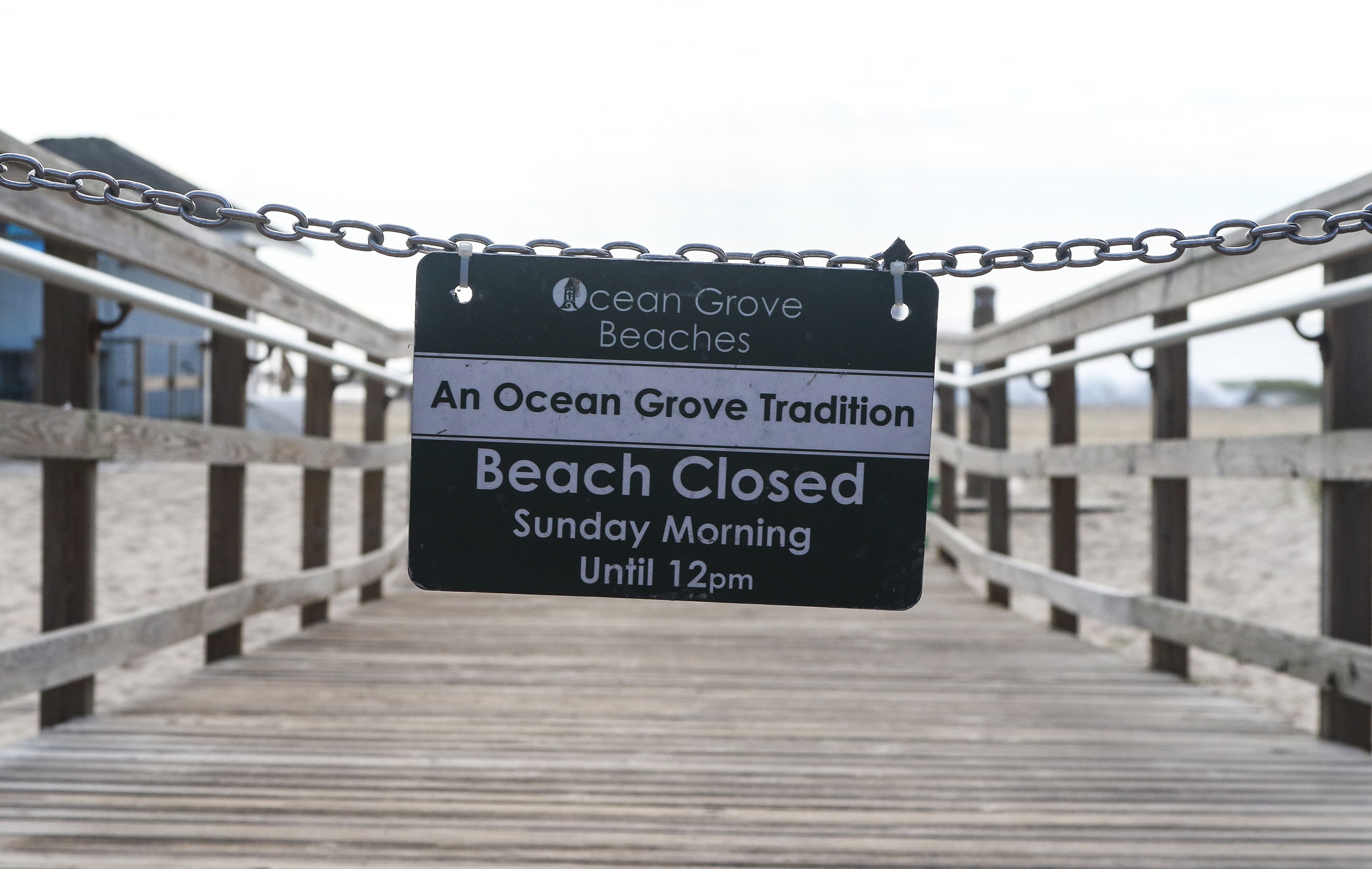 Opened Beach Access in Ocean Grove, NJ